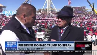 David Zere Interviews Joe Piscopo at the Wildwood, NJ Trump Rally