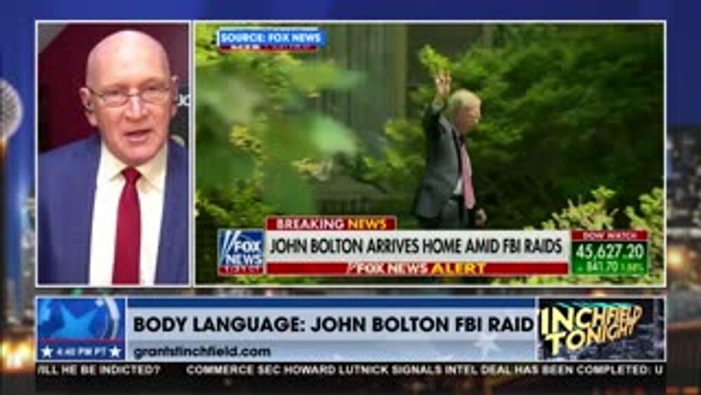 JOHN BOLTON ON DAMAGE CONTROL DURING FBI RAID