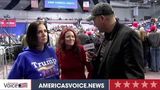 TRUMP DES MOINES RALLY BEN BERGQUAM INTERVIEW WITH FORMER DEMOCRAT ON WHY SHE LEFT THE PARTY