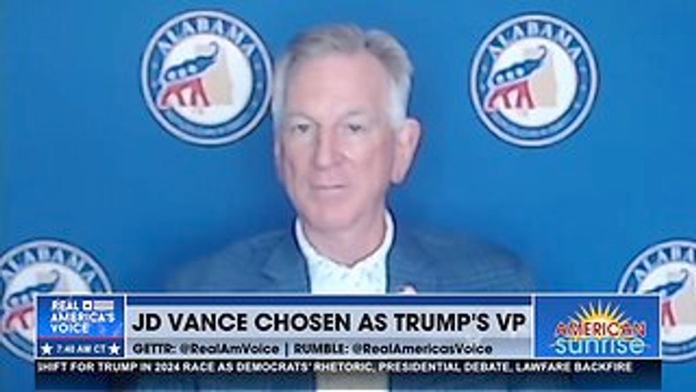 Sen. Tuberville says Sen. JD Vance is an Excellent Running Mate for President Trump