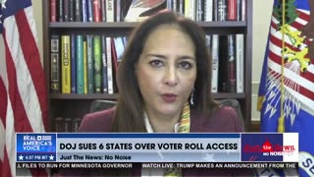 DOJ SUES SIX BLUE STATES OVER VOTER ROLLS