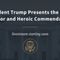 President Trump Presents the Medal of Valor and Heroic Commendations