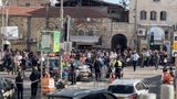 Several people injured when car slams into crowd on busy Jerusalem street, possible terror attack