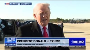 PRESIDENT TRUMP ON HIS VISIT TO FORT BRAGG