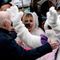 Easter Bunny appears to stop Biden from answering Afghanistan questions