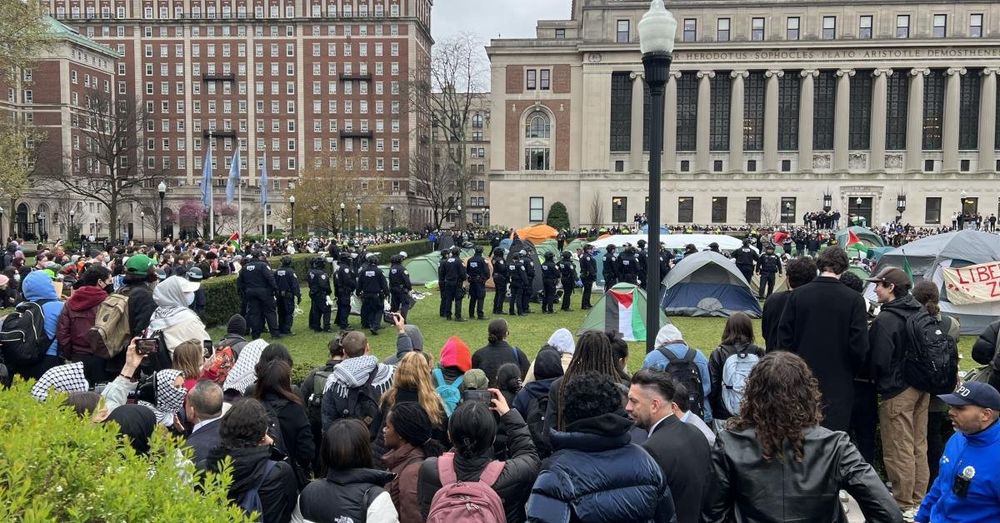 Columbia makes early morning decision Monday to move classes online amid pro-Palestinian protests