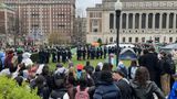 Columbia makes early morning decision Monday to move classes online amid pro-Palestinian protests
