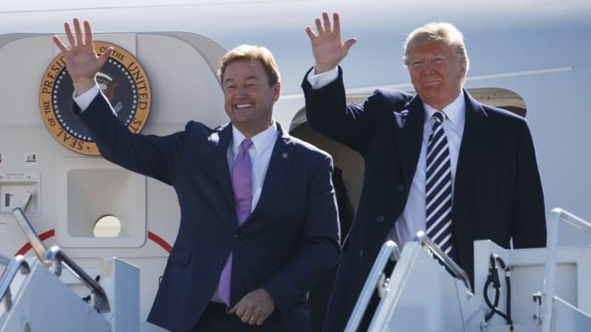 Trump, Biden Campaign in Nevada Senate Race