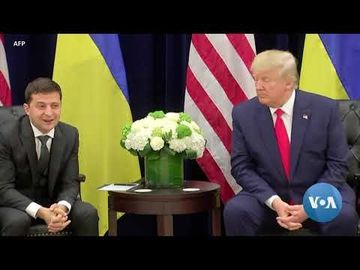 Ukrainian President Says ‘No Blackmail’ in Trump Call