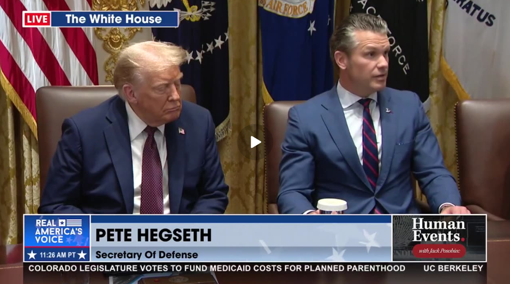 HEGSETH: BACK TO THE DEPARTMENT OF WAR?