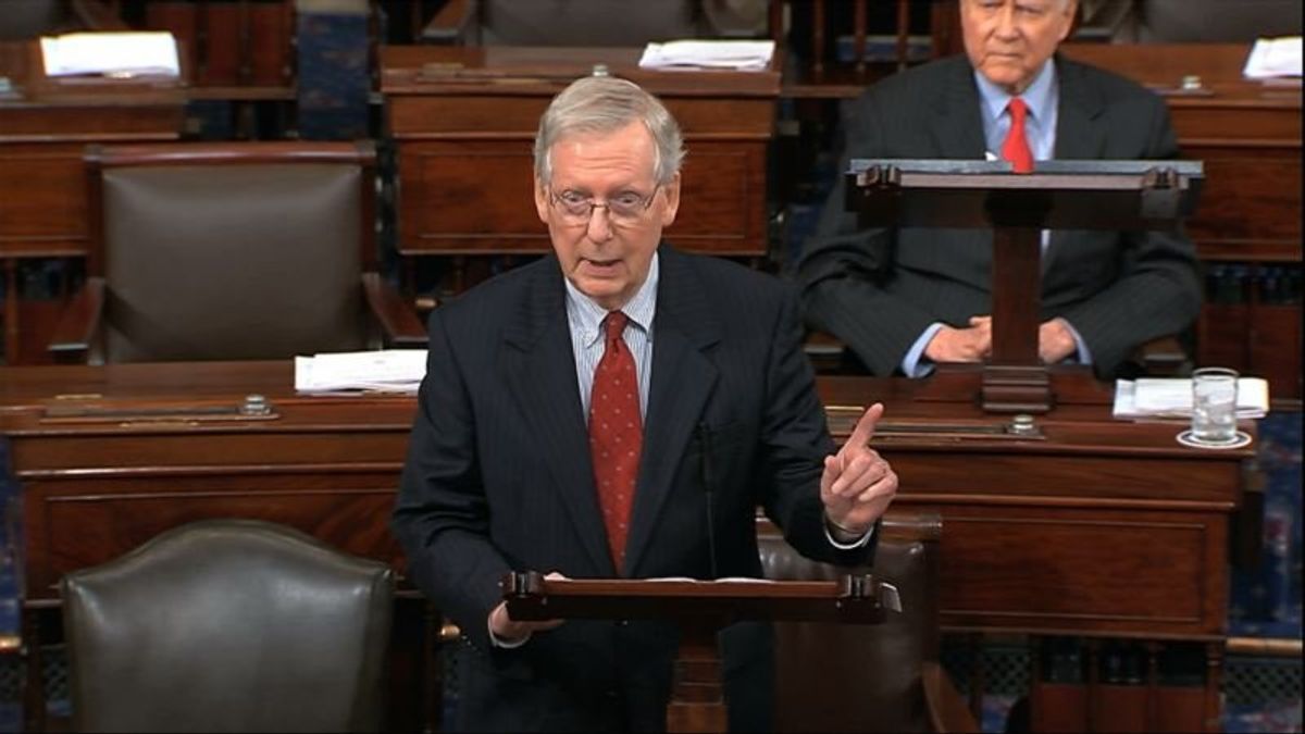 McConnell Vows Quick Vote on Court Nominee Kavanaugh