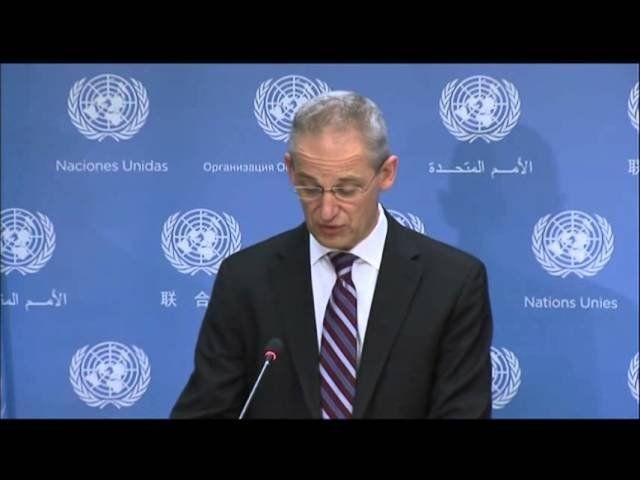 Sunday briefing by UN chemical weapons team, now out of Syria