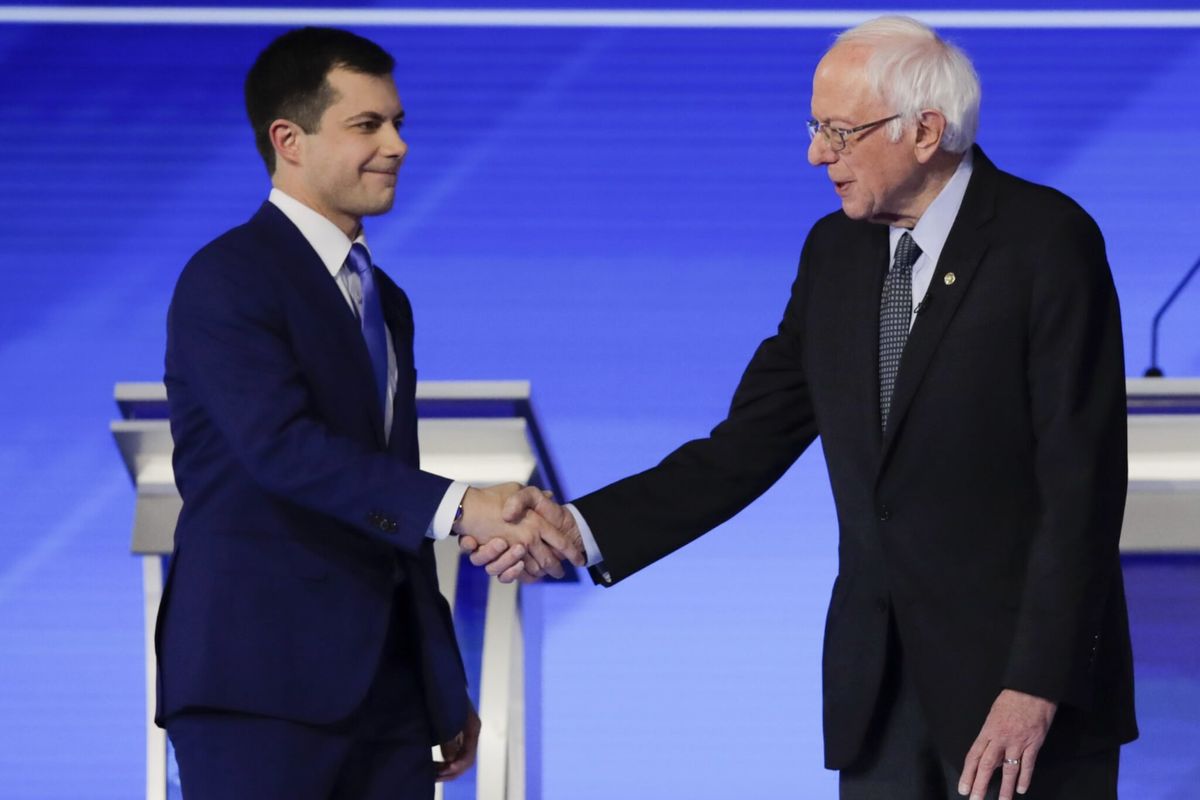 Sanders, Buttigieg Lead Muddled Democratic Race 