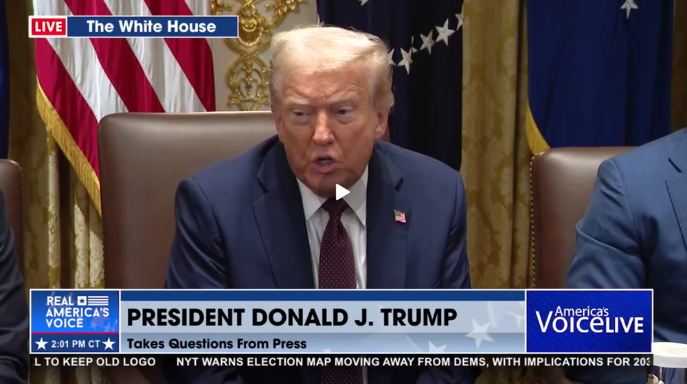 POTUS SETS REPORTER STRAIGHT