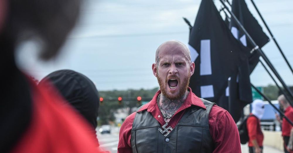 Neo-Nazis march outside Disney World chanting, 'We are everywhere'