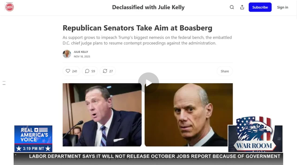 REPUBLICAN SENATORS ASKING TO “SUSPEND JUDGE BOASBERG”