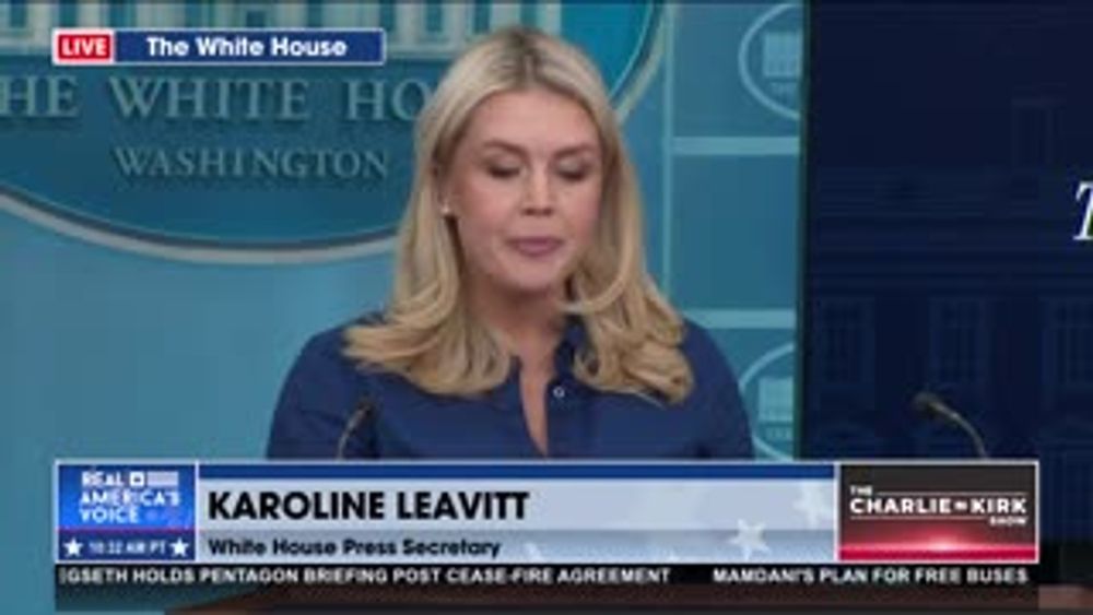 PRESS SEC LEAVITT PUTS MSM IN PLACE: "INACCURATE COVERAGE"