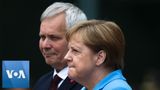 Merkel Appears Unsteady as She Welcomes Finnish PM