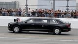 Trump visits Daytona 500, takes laps on speedway in presidential vehicle the Beast