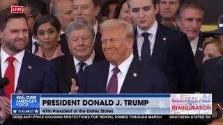 PRESIDENT TRUMP HAS ARRIVED INTO CAPITOL ROTUNDA!