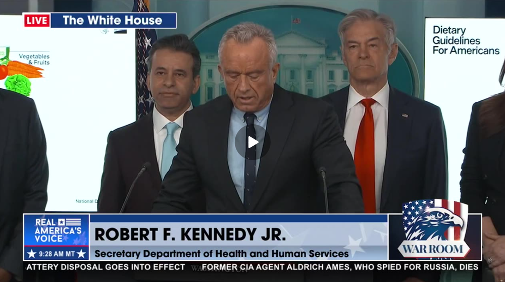 "MOST SIGNIFICANT RESET OF FEDERAL NUTRITION POLICY IN HISTORY"