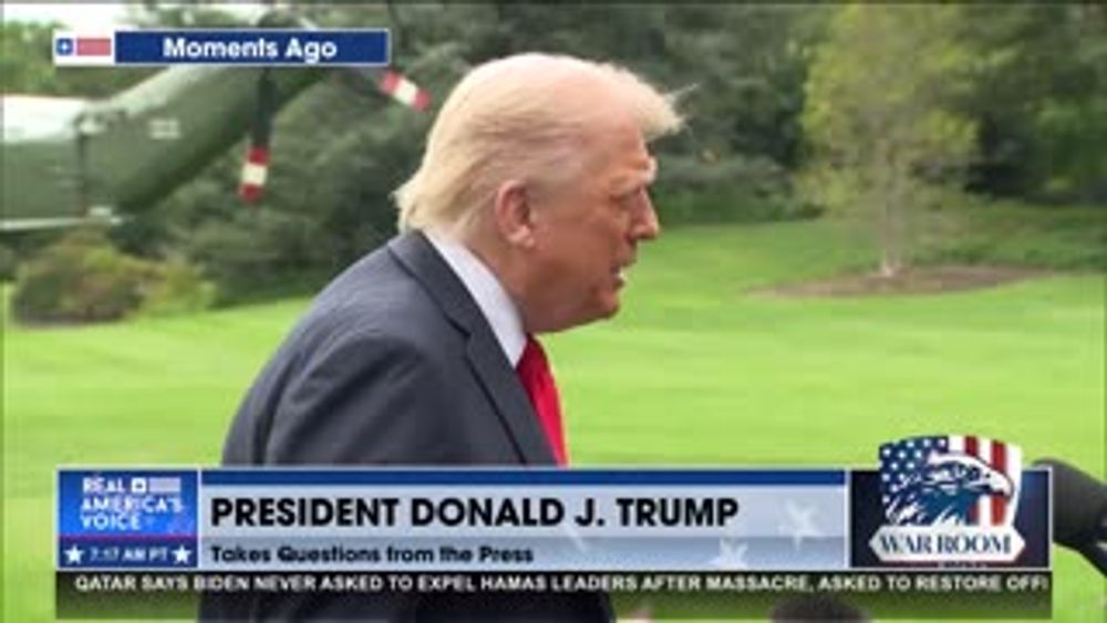 POTUS RESPONDS TO ABC REPORTER HATE