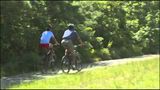Raw: Obamas go biking on Martha’s Vineyard