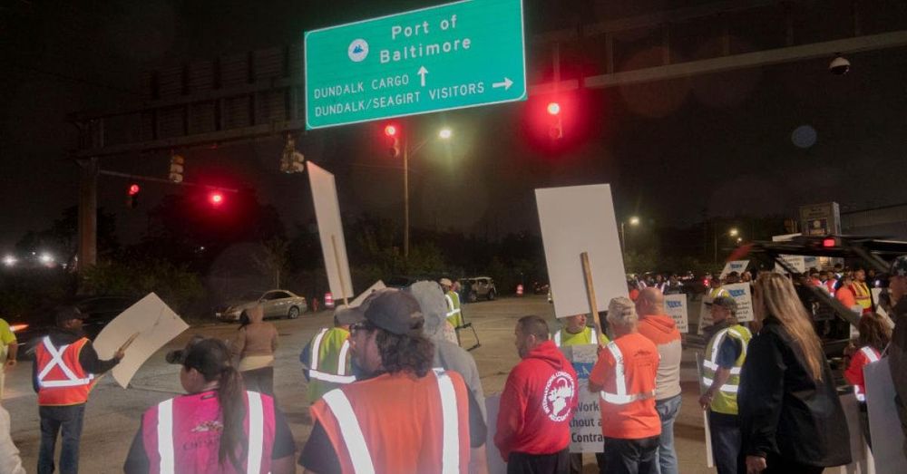 Port workers strike results in violence in Baltimore