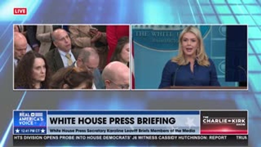 PRESS SEC. BLASTS FAKE NEWS REPORTER