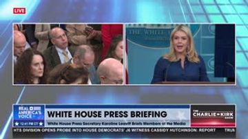 PRESS SEC. BLASTS FAKE NEWS REPORTER