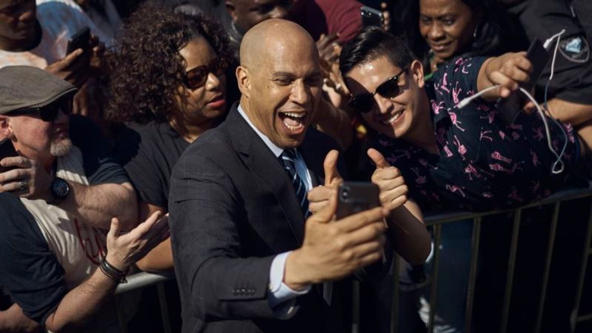 White House Candidate Booker Calls for Unity, Cooperation