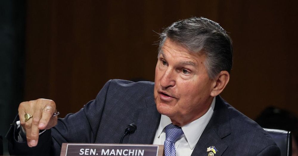 Manchin slams White House proposal making it easier for China to have EV tax credits