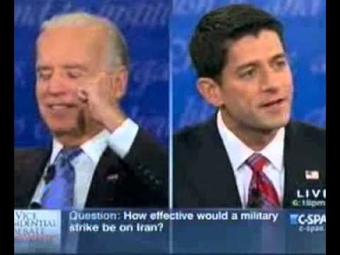 During debate, Vice President Biden can’t stop grinning