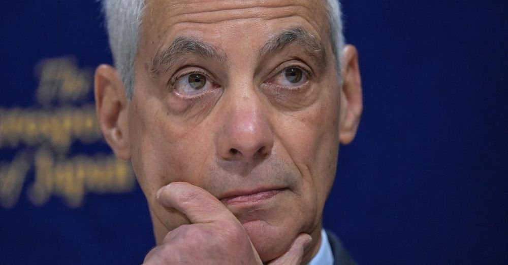 Democrat Rahm Emanuel admits men cannot 'become' women