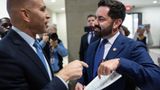 Jeffries, Lawler argue in Capitol hallway over Obamacare amid government shutdown: 'Embarrassment'