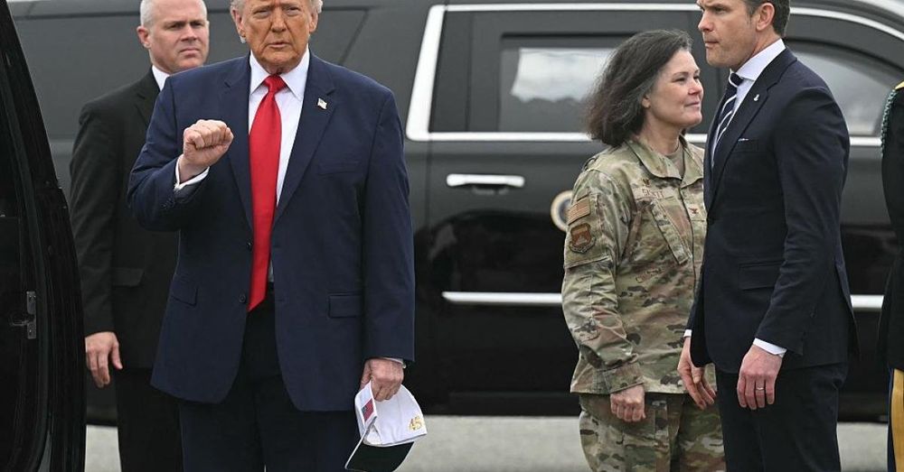 Trump arrives at Dover AFB for dignified transfer of troops killed in Operation Epic Fury