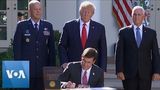 Trump Holds Ceremony Launching US Space Command