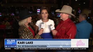 Kari Lake speaks with Cowboy Logic about the Trump Indictment - Real America's Voice News