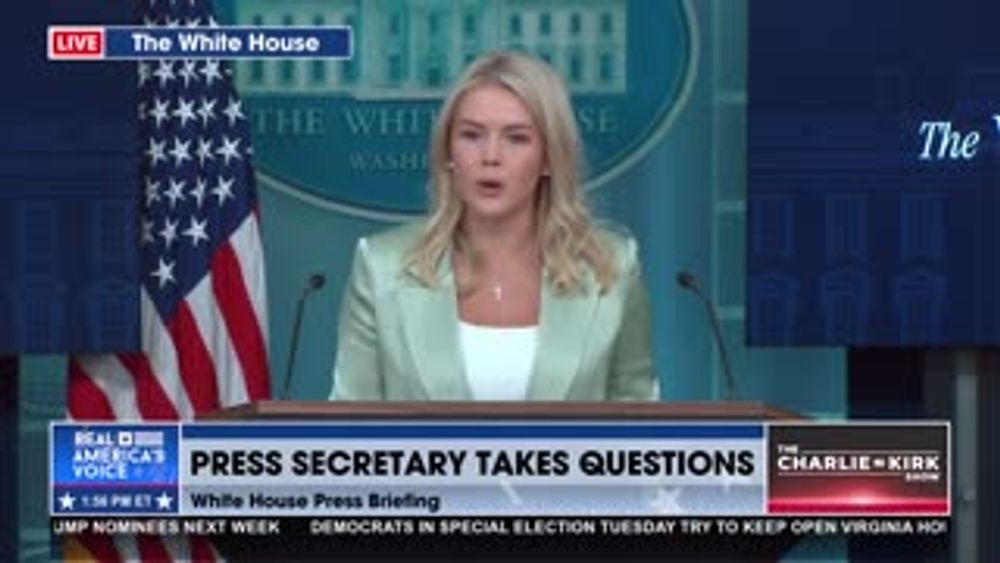 PRESS SEC. SAYS TRUMP ECONOMIC POLICIES WORKING
