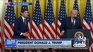 POTUS WELCOME TO THE SWEARING IN OF NEW FED CHAIR