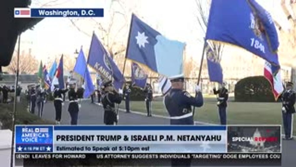 NETANYAHU SET TO ARRIVE AT THE WHITE HOUSE