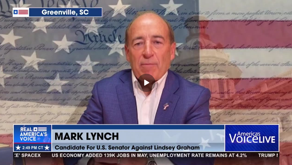 MARK LYNCH WANTS TO TAKE LINDSEY GRAHAM'S SEAT