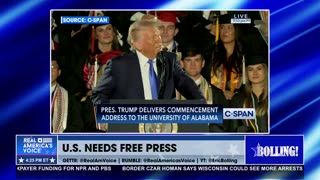 PRESIDENT TRUMP INSPIRED STUDENTS AT THE UNIVERSITY OF ALABAMA TO BE A PART OF OUR NATIONAL RENEWAL