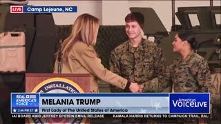 FLOTUS HONORS U.S. MARINES
