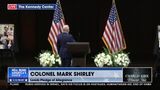 COL. MARK SHIRLEY LEADS IN THE PLEDGE OF ALLEGIANCE