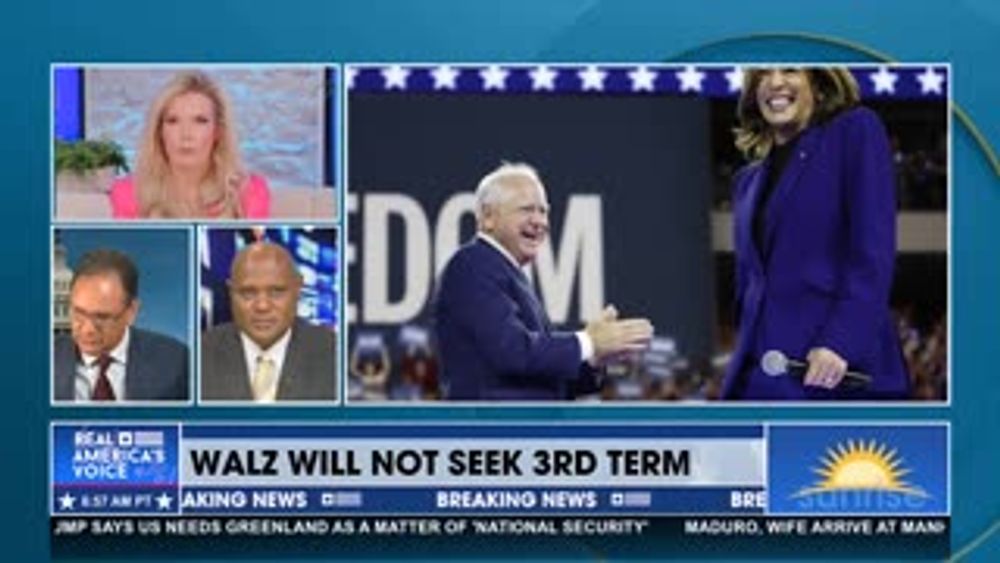 WALZ WILL NOT SEEK RE-ELECTION