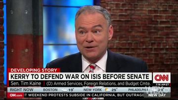 Tim Kaine expects military authorization vote this week