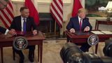 President Trump Participates in a Joint Signing Ceremony with the President of Poland