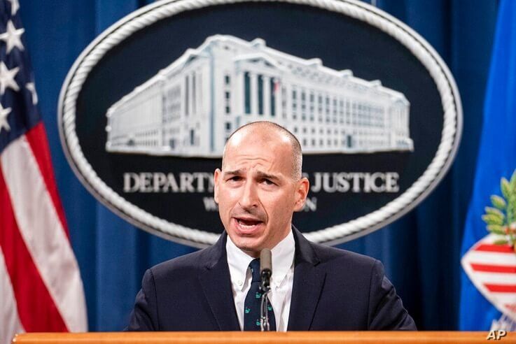 Acting U.S. Attorney Michael Sherwin speaks during a news conference Tuesday, Jan. 12, 2021, in Washington. Federal prosecutors…