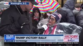 BEN TALKS TO AN ANGEL MOM OUTSIDE OF TRUMP’S VICTORY RALLY